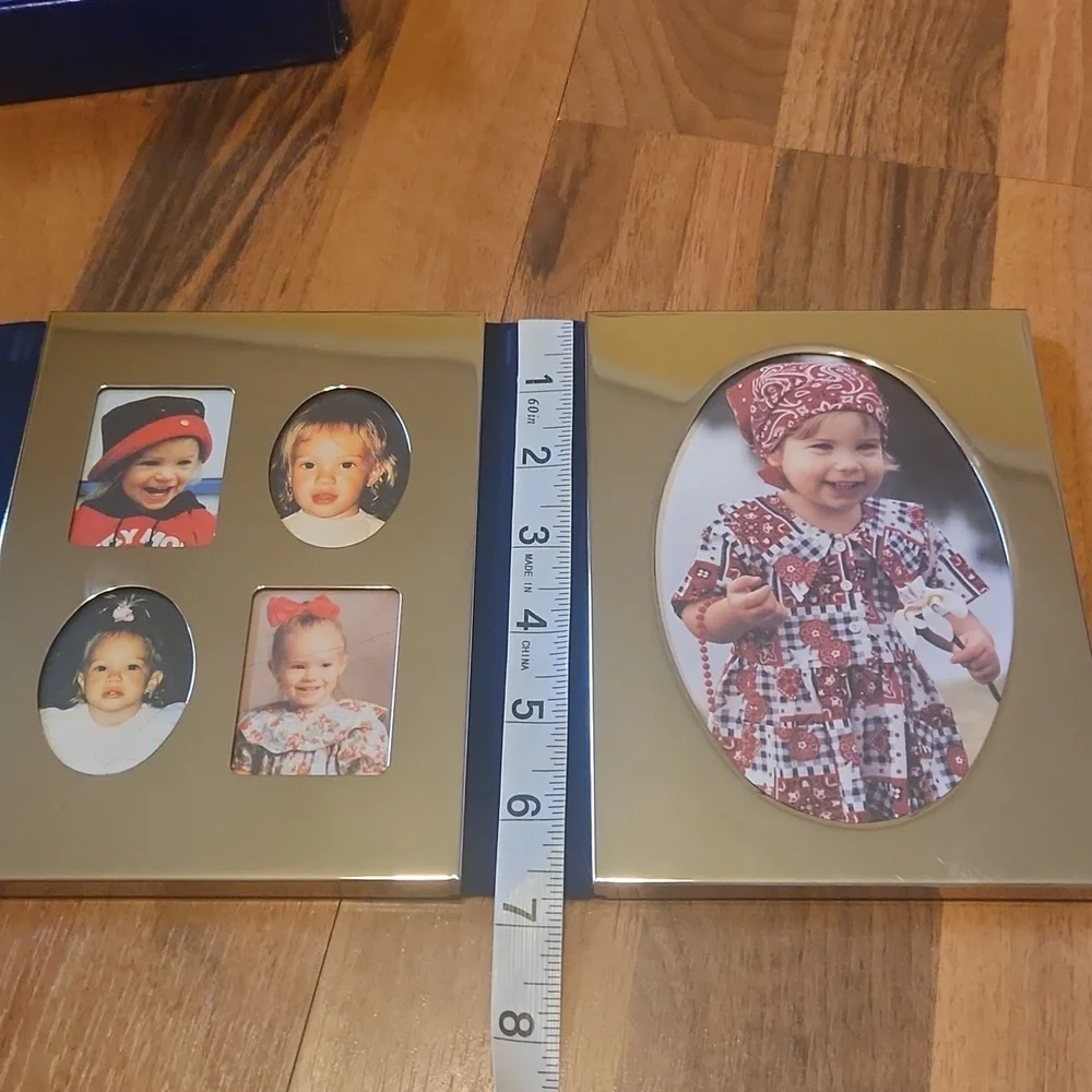 International Silver Company Triple Slide Photo Frame